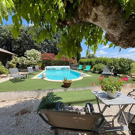 Mas 19E Entierement Climatise Avec Piscine A Usage Exclusif Roquemaure (Gard) Exterior foto